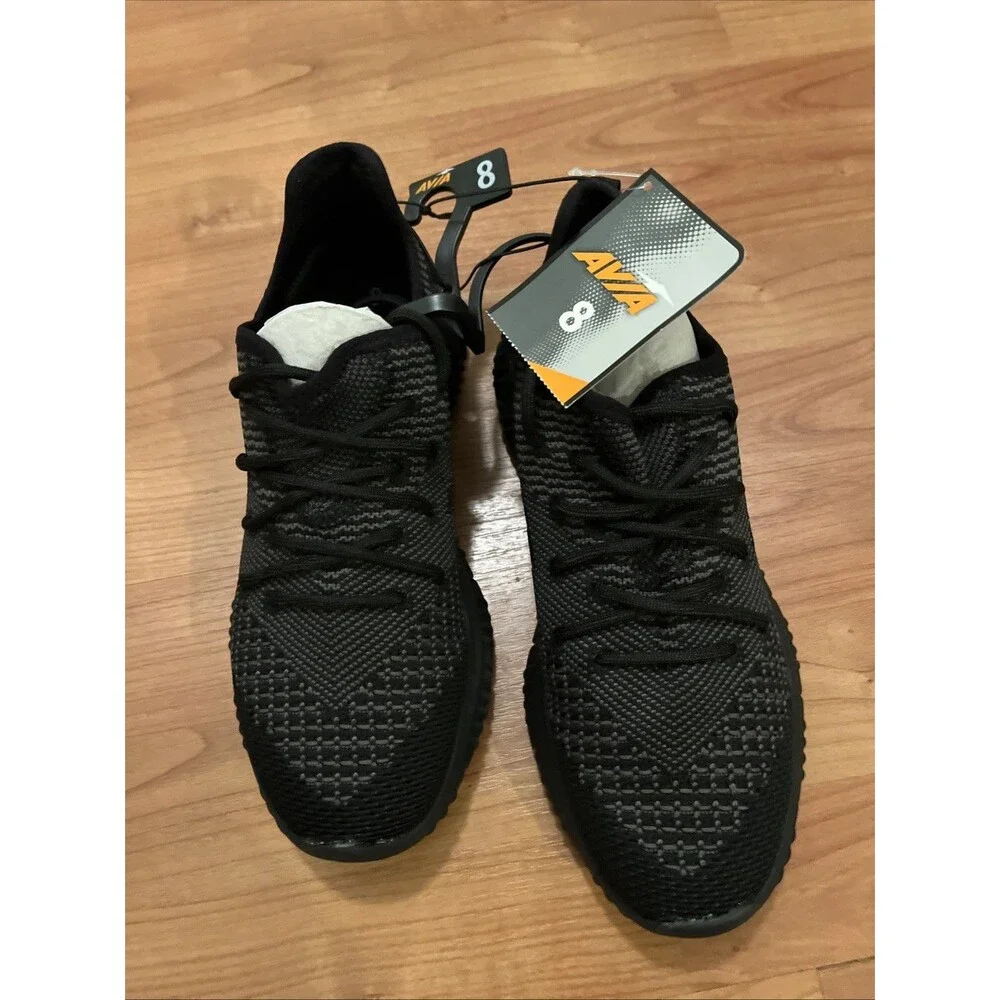 Avia Women's Memory Foam Athletic Sneakers Shoes Lightweight Black Gray - Picture 12 of 15